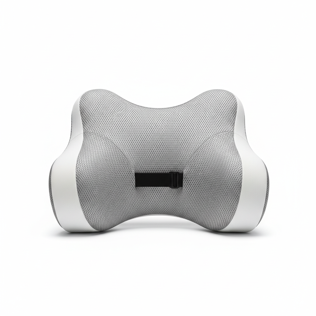 Ergonomic lumbar support cushion front view