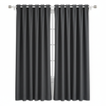 Blackout curtains folded front view