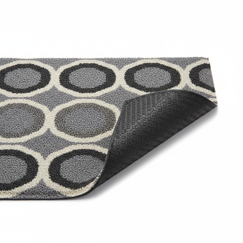 Close-up of non-slip rubber backing