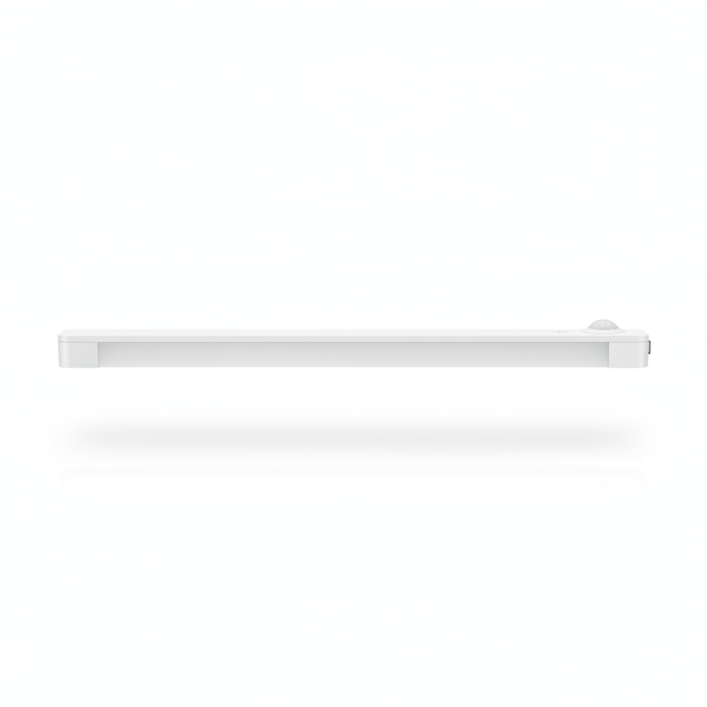LED under-cabinet light side profile view