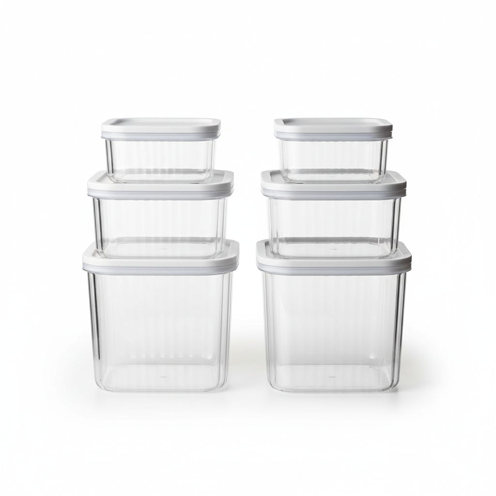 Stackable Pantry Containers set of 6