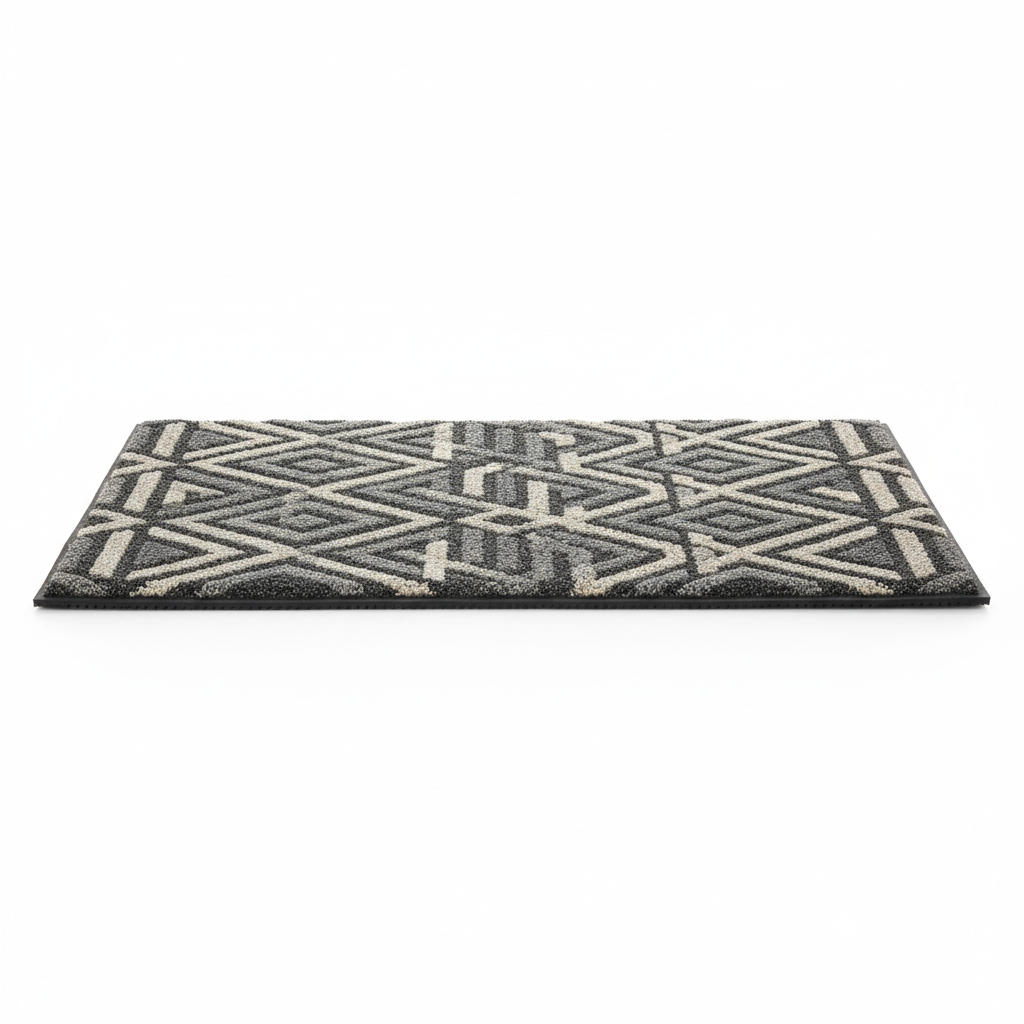 Doormat side profile showing mat thickness