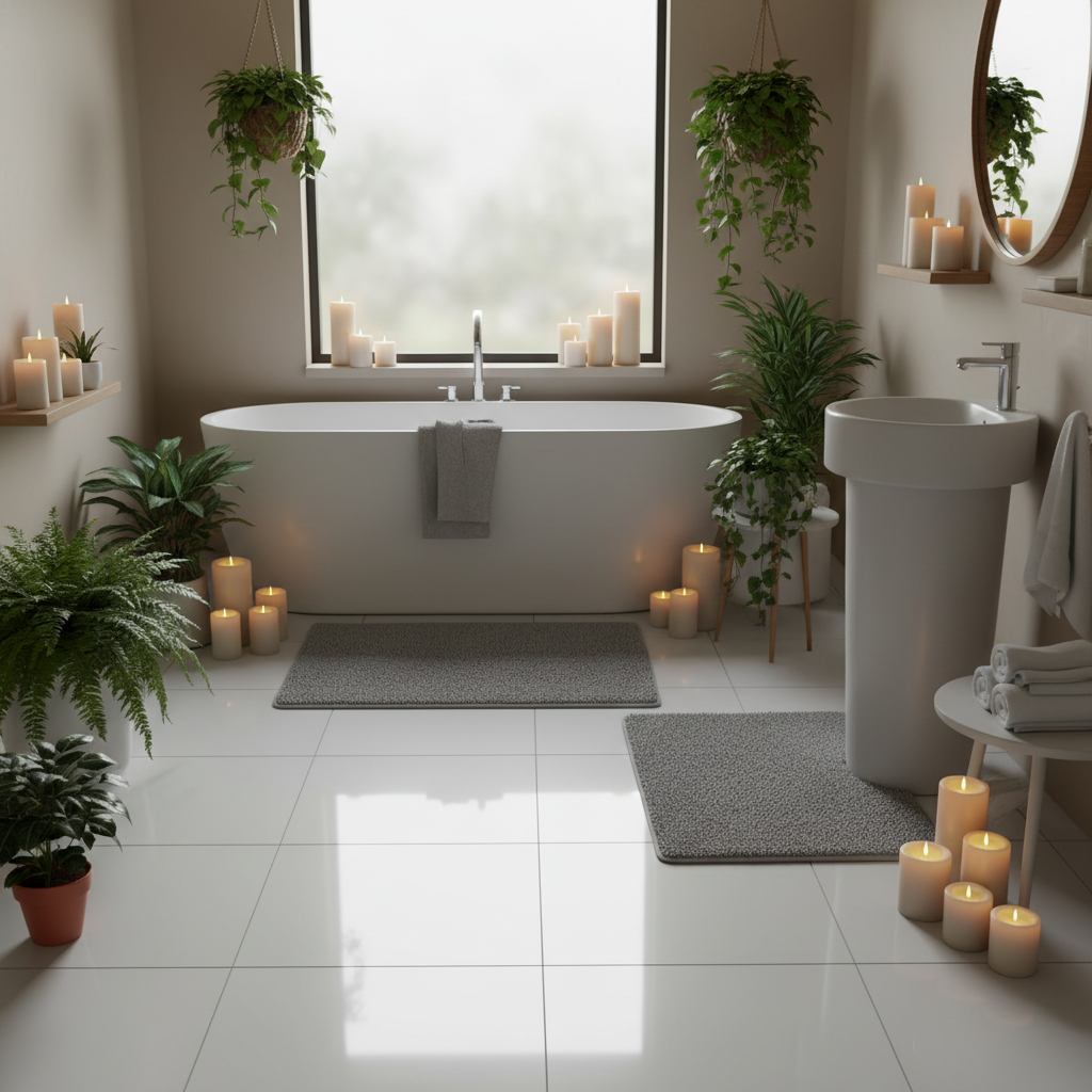 Bathroom mat spa lifestyle